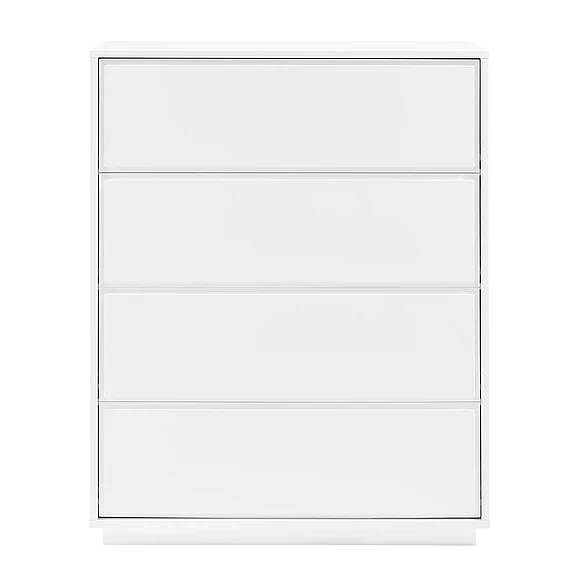 Euro Style Tresero Chest in High Gloss White 90652WHT-KIT
