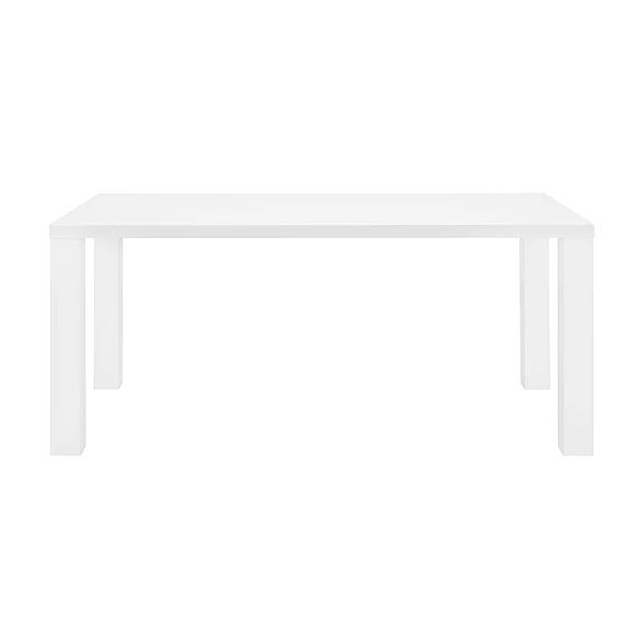 Euro Style Tresero 70" Dining Table in High Gloss White 90656WHT-KIT