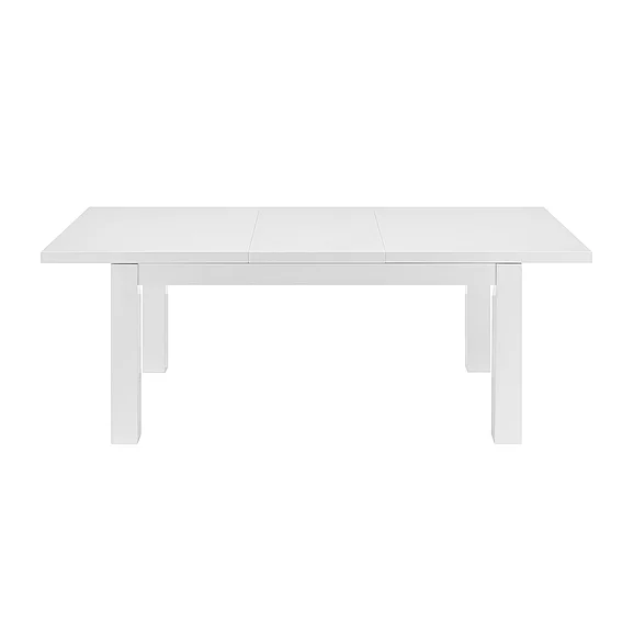 Euro Style Tresero 80" Extension Table in High Gloss White 90659WHT-KIT