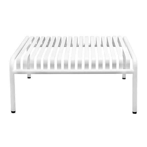 Euro Style Enid 36" Outdoor Coffee Table in White 90726-WHT