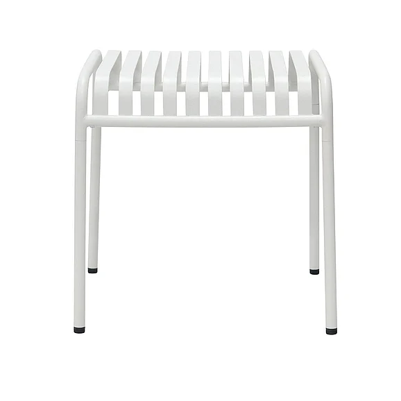 Euro Style Enid 22" Outdoor Side Table in White 90728-WHT