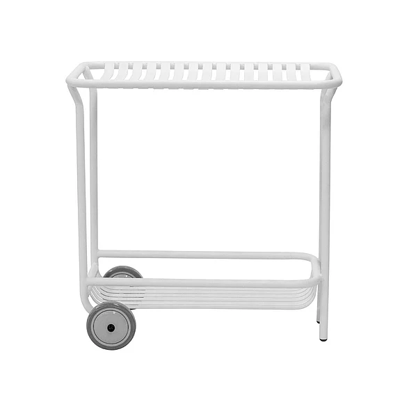Euro Style Enid 32" Outdoor Cart in White 90780-WHT
