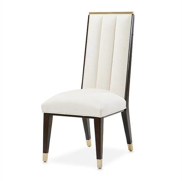 AICO Belmont Place Side Chair (Set of 2) in Espresso 9085003-409