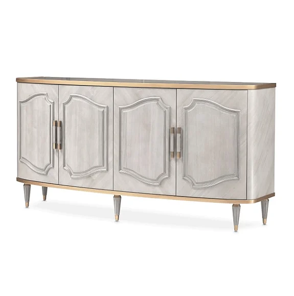 AICO Furniture St. Charles Sideboard in Dove Gray 9088007-803