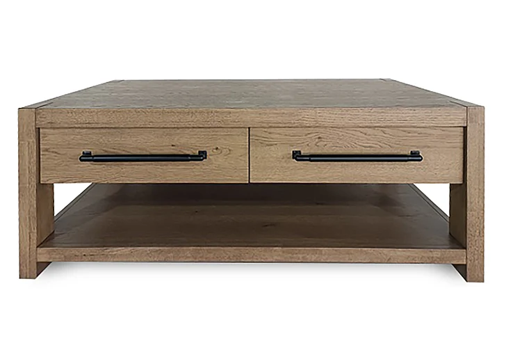 Riverside Furniture Davie Rectangular Cocktail Table in Oak 91002
