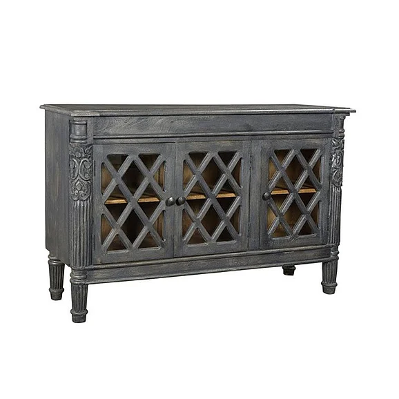Moti Furniture Camden Carlyle Sideboard in Antique Dark Grey