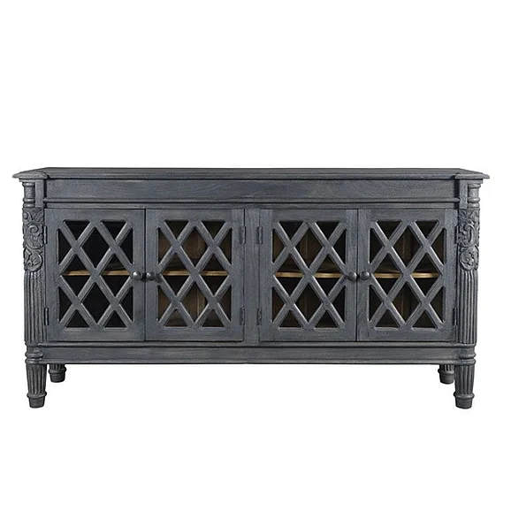 Moti Furniture Camden Carlyle Sideboard in Antique Dark Grey