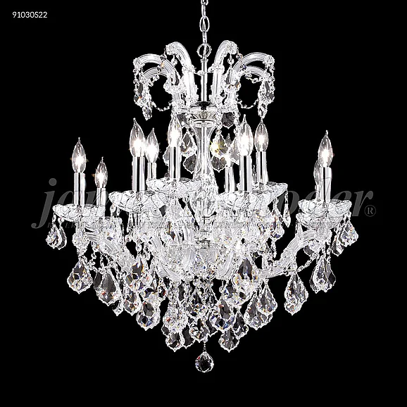 James R. Moder Maria Theresa Grand Collection Crystal Chandelier in Silver 91030S2GTX