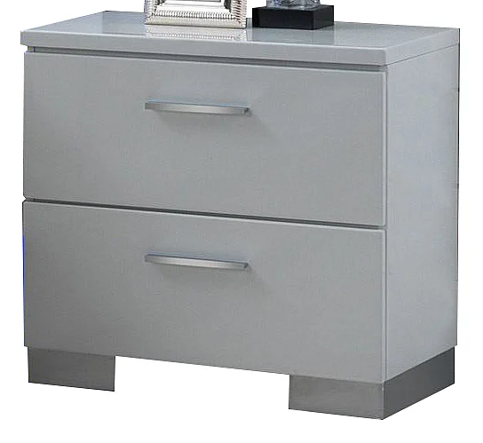 New Classic Sapphire 2 Drawer Nightstand in White B2643-040 PROMO