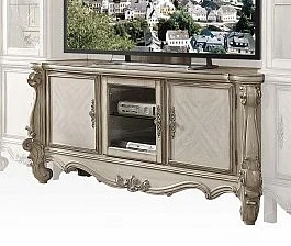 Acme Versailles TV Console in Bone White 91324