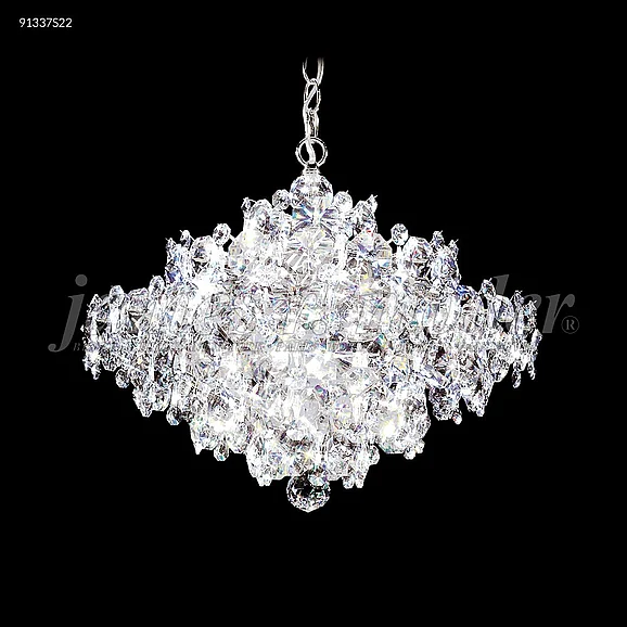 James R. Moder Continental Fashion Collection Crystal Chandelier in Silver 91337S22