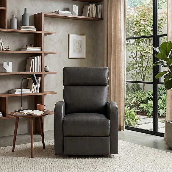 Homelegance Allen Reclining Chair in Espresso 9147PUE-1