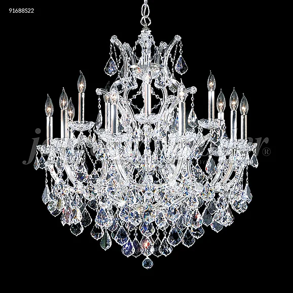 James R. Moder Maria Theresa Grand Collection Crystal Chandelier in Silver 91688S2X