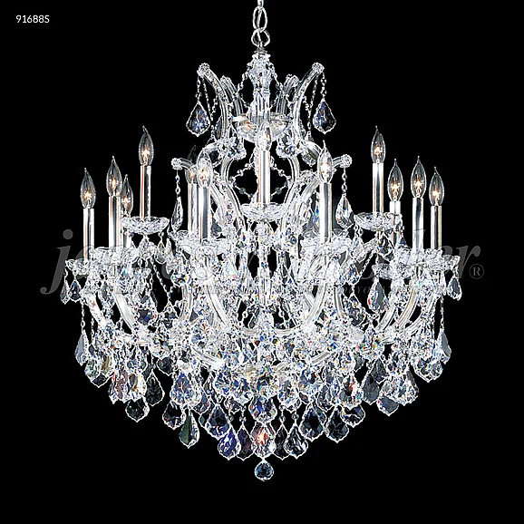 James R. Moder Maria Theresa Grand Collection Maria Theresa 15 Light Chandelier in Gold 91688S00