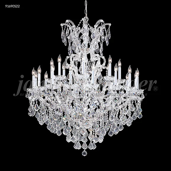 James R. Moder Maria Theresa Grand Collection Large Entry Crystal Chandelier in Gold Lustre 91690GL2X