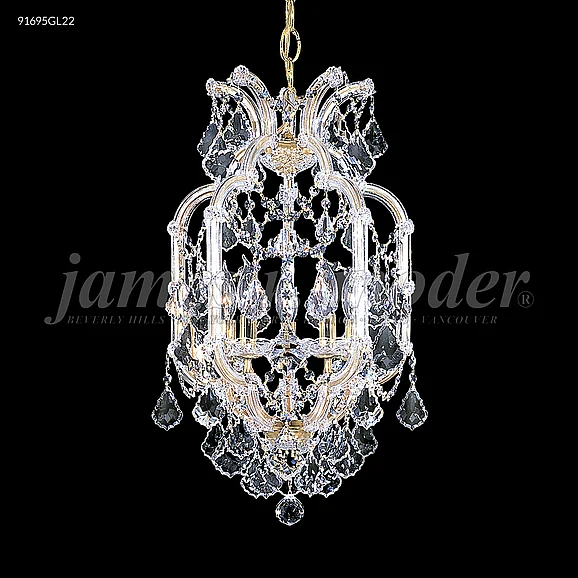 James R. Moder Maria Theresa 5 Light Pendant in Silver 91695S77