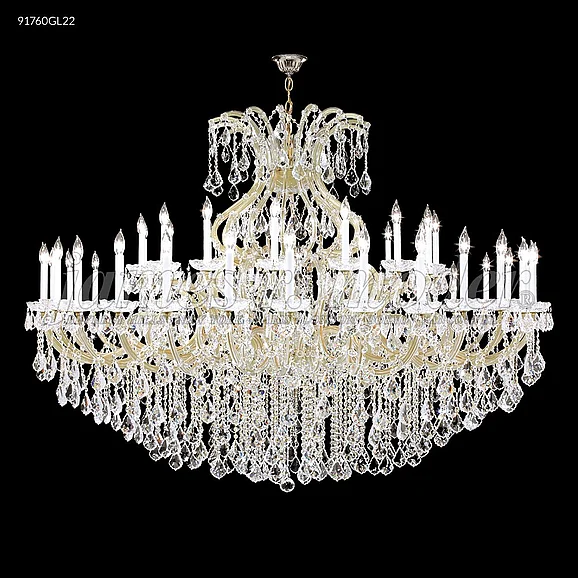 James R. Moder Maria Theresa Grand Collection Crystal Chandelier in Silver 91760S2X