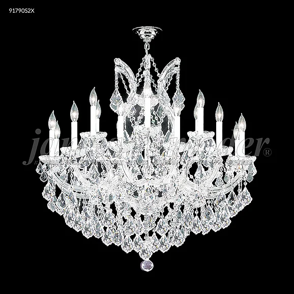 James R. Moder Maria Theresa Grand Collection Crystal Chandelier in Gold Lustre 91790GL2X
