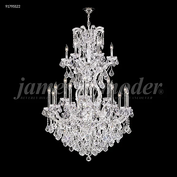 James R. Moder Maria Theresa Grand Collection Large Entry Crystal Chandelier in Gold Lustre 91795GL2X