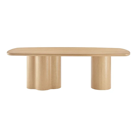 Alve 95" Rectangle Table in Oak 91840OAK-KIT
