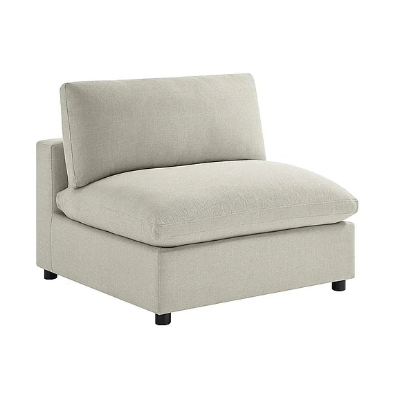 Comfort Pointe Casella Armless Slipper Chair - Beige 92001-08-AC
