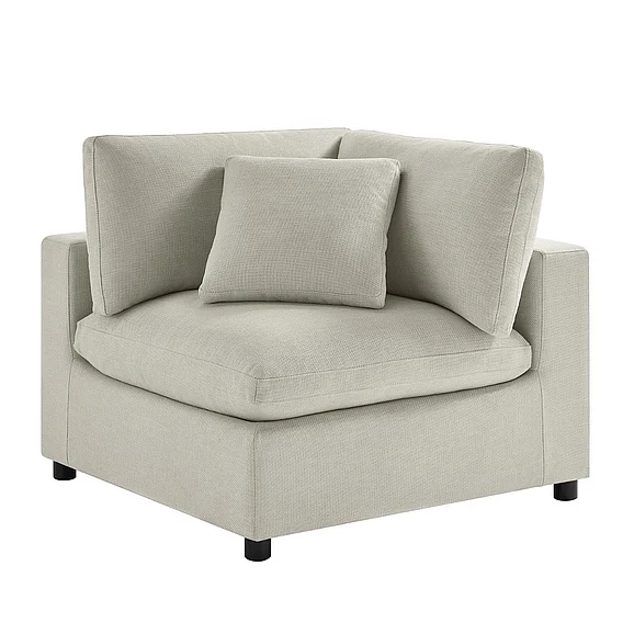 Comfort Pointe Casella Corner Wedge Chair - Beige 92001-08-CW