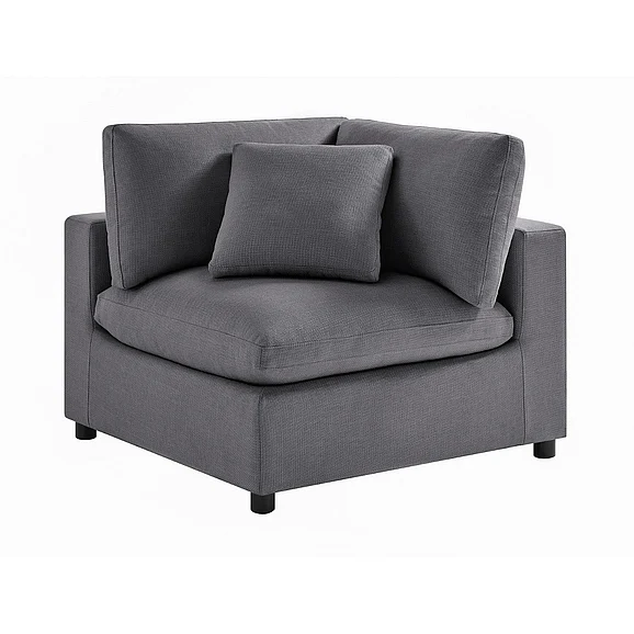 Comfort Pointe Casella Corner Wedge Chair - Charcoal 92001-26-CW
