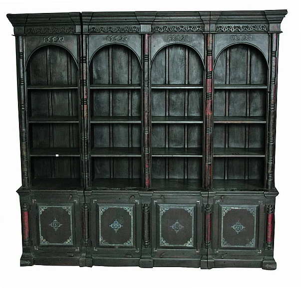 Moti Furniture Pendleton Bookcase in Dark Brown