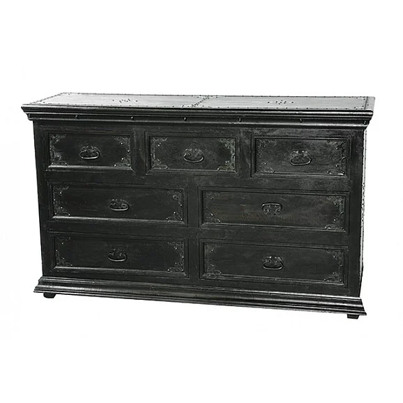 Meva Furniture Wilbur 7 Drawer Dresser in Acacia