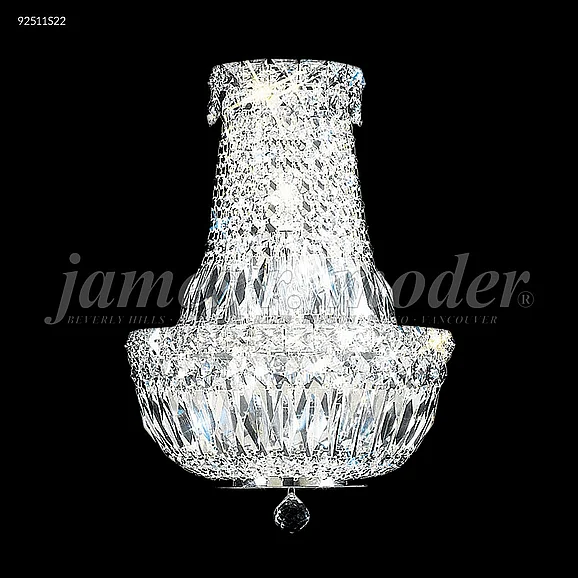 James R. Moder Prestige Collection Crystal Chandelier in Silver 92511S22