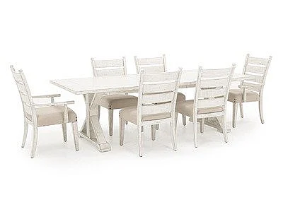Legacy Classic Trisha Yearwood TY926 Coming Home 7-Piece Casual Dining Room Set in Chalk