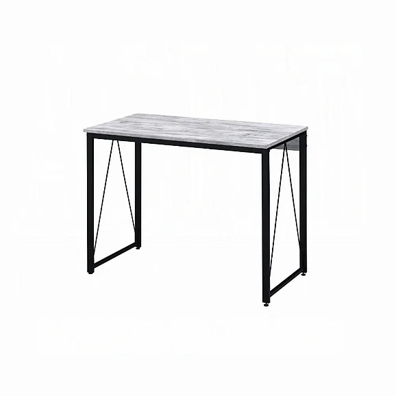 ACME Zaidin Writing Desk in Antique White and Black 92604