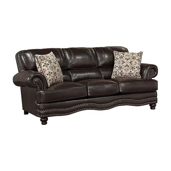 Homelegance Milford Sofa in Brown 9268BRW-3