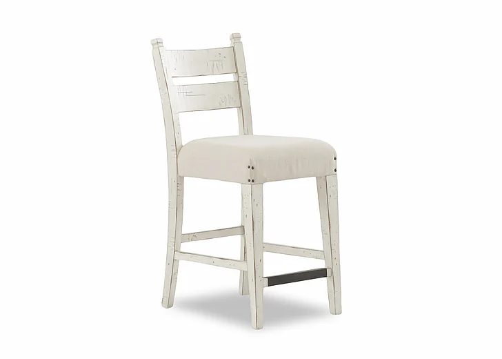 Legacy Classic Trisha Yearwood TY926 Coming Home Counter Height Chair in Chalk TY926-925 (Set of 2)
