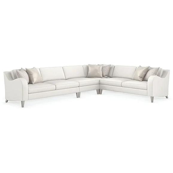 Caracole Furniture Victoria 4pc Sectional