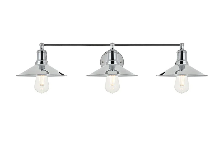 Elegant Etude 3 Light Chrome Wall Sconce LD4033W33C