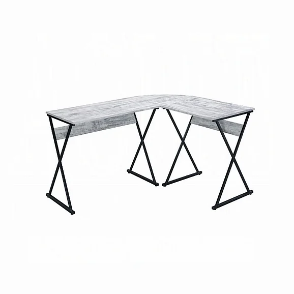 ACME Zafiri Writing Desk in Antique White and Black 92812