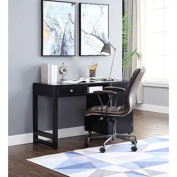 ACME Kaniel Desk (Convertible) in Black Finish 92830