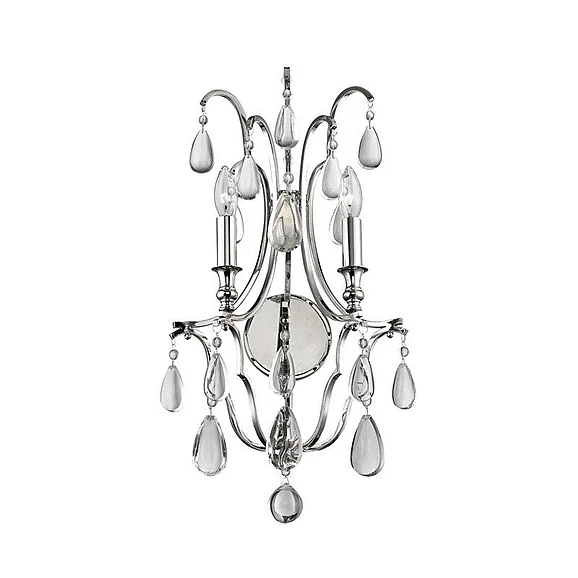Hudson Valley Lighting Crawford Wall Sconce in Polished Nickel 9302-PN