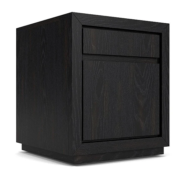 Riverside Westwood Dark File Cabinet in Ebony Whiskey Oak 93134