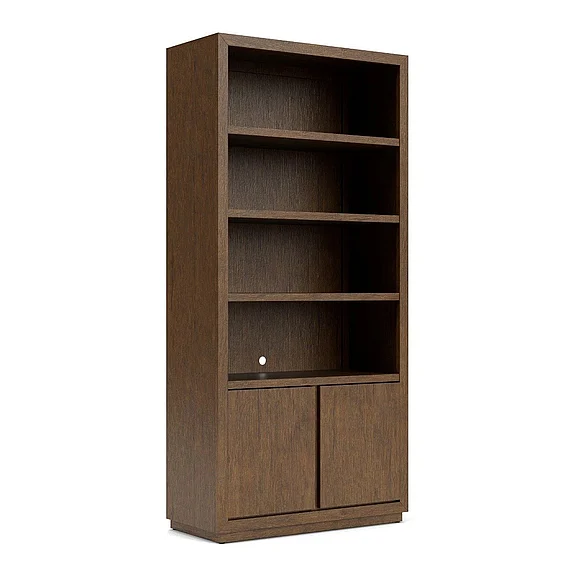 Riverside Westwood Bookcase in Whiskey Oak 93037
