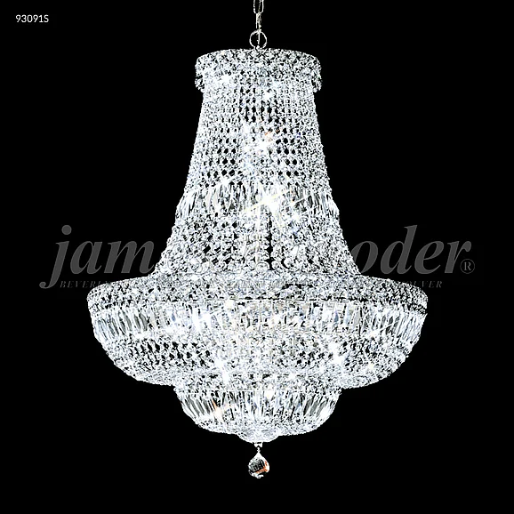James R. Moder Prestige Collection Crystal Chandelier in Silver 93091S00