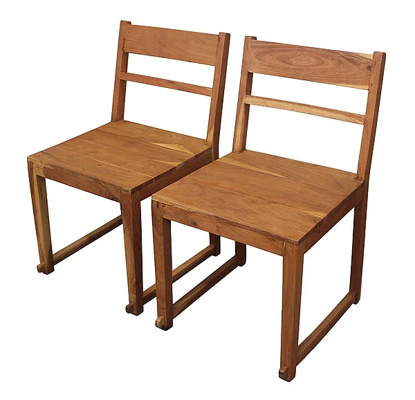 Moti Furniture Fernious Dining Chair (Set of 2) in Natural