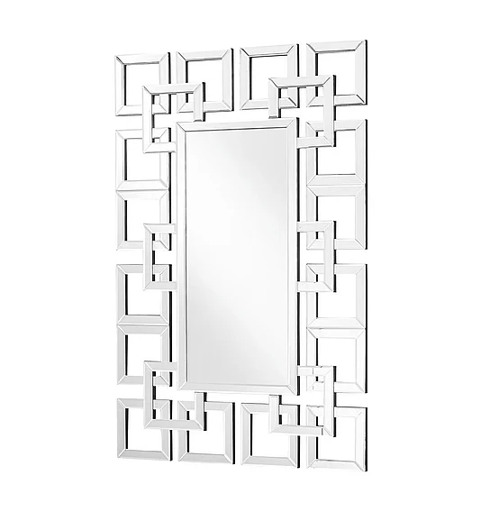 Elegant Sparkle 31.5 In. Contemporary Rectangle Mirror in Clear MR9129 CLOSEOUT
