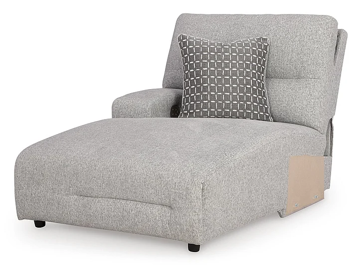 Acklen Place LAF Power Reclining Back Chaise in Pewter 9360579