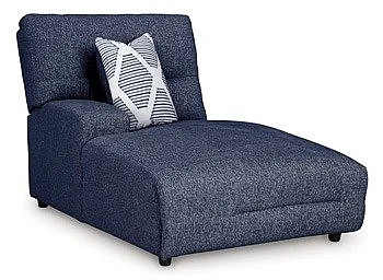 Acklen Place LAF Power Reclining Back Chaise in Navy 9360779
