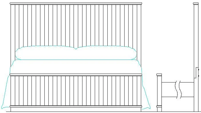 Kincaid Leyton Aukland King Panel Bed in Auburn 587-306AP