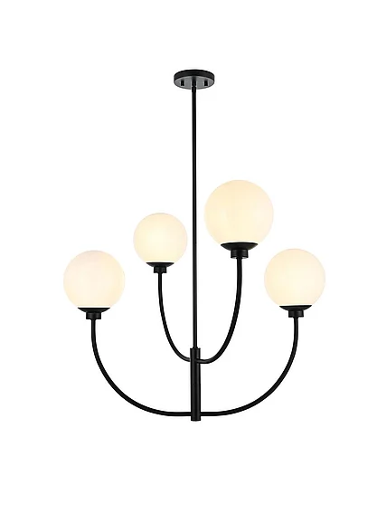 Elegant Nyomi 30 In. Pendant in Black LD814D30BK CLOSEOUT