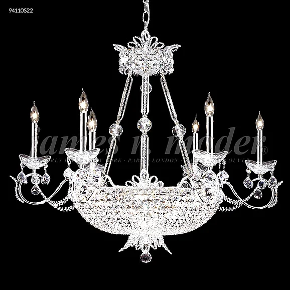James R. Moder Princess Collection Crystal Chandelier in Gold 94110G22