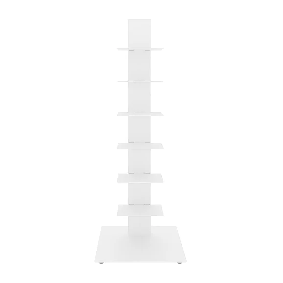 Euro Style Sapiens Bookcase/Shelf/Shelving Tower in White 94196WHT-KIT